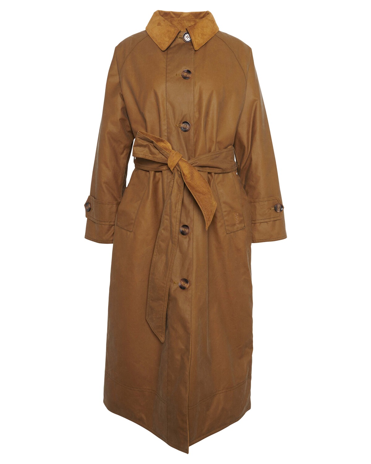 Barbour Wachstrench Marianne Sand/Ancient Loden Tartan (Größe: 10)