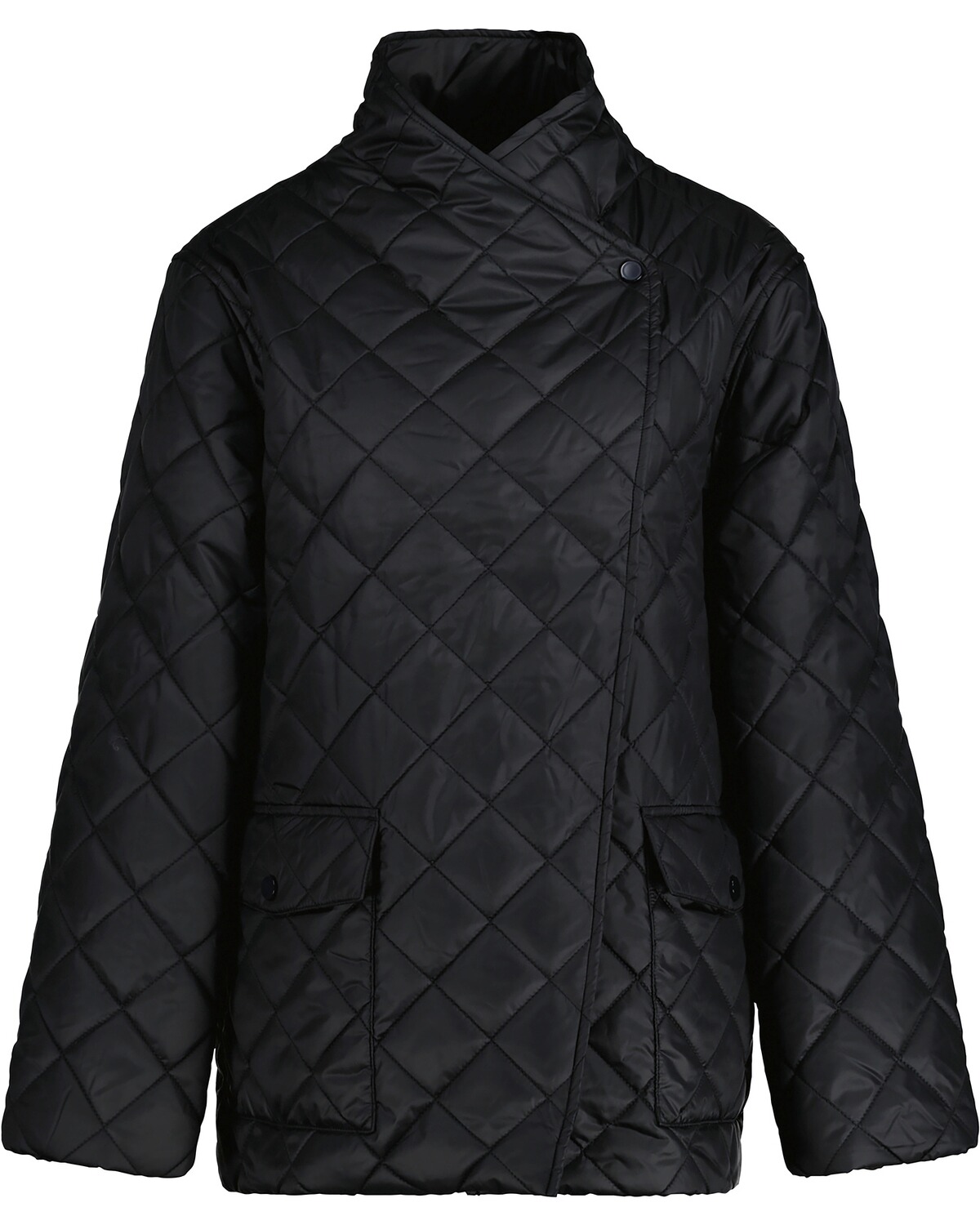 Gant Rauten-Steppjacke Schwarz (Größe: XL)