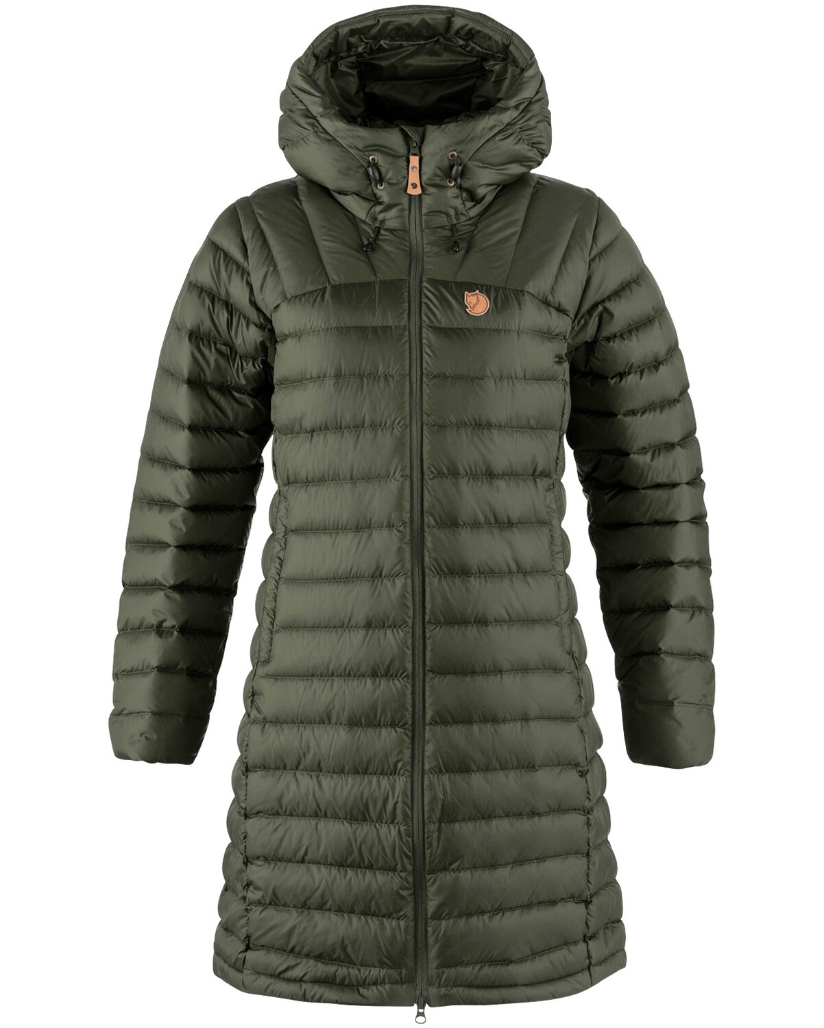 Fjällräven Damen Daunenparka Snow Flake Deep Forest (Größe: L)
