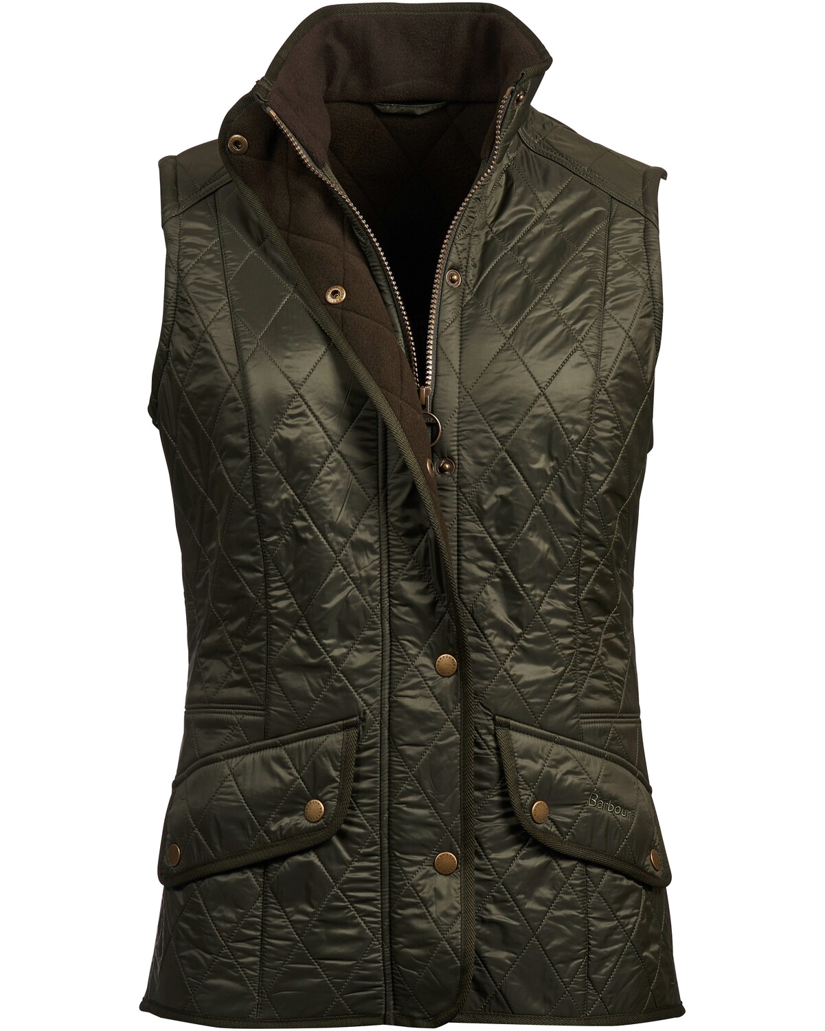 Barbour Steppweste Cavalry Oliv (Größe: 16)