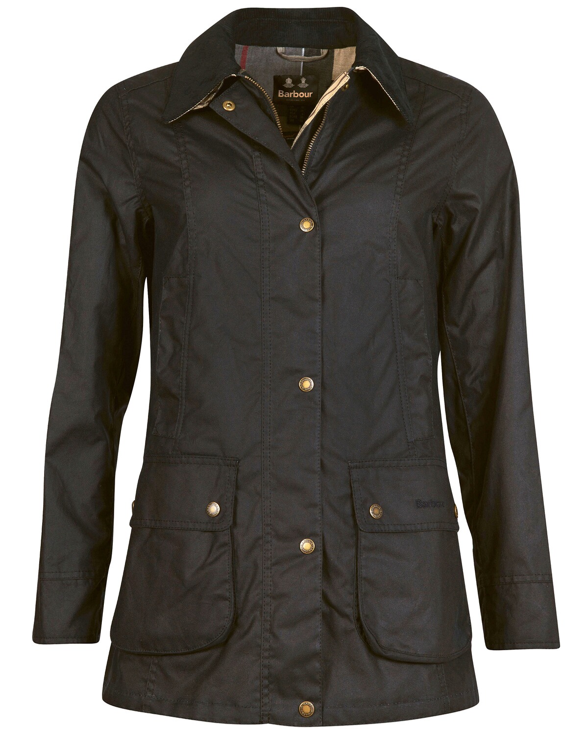 Barbour Wachsjacke Fiddich Navy/Dress (Größe: 14)
