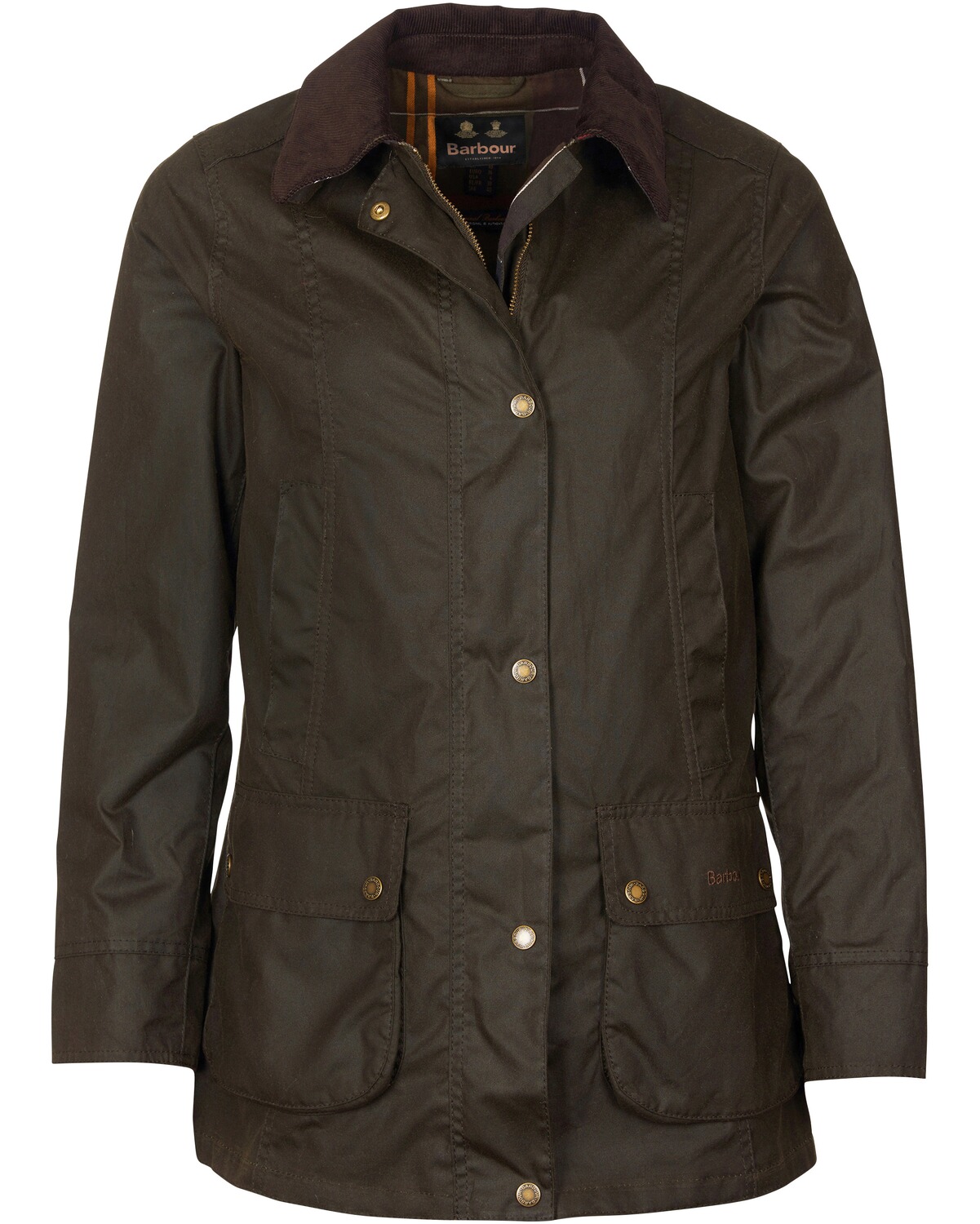 Barbour Wachsjacke Fiddich Olive/Classic (Größe: 12)