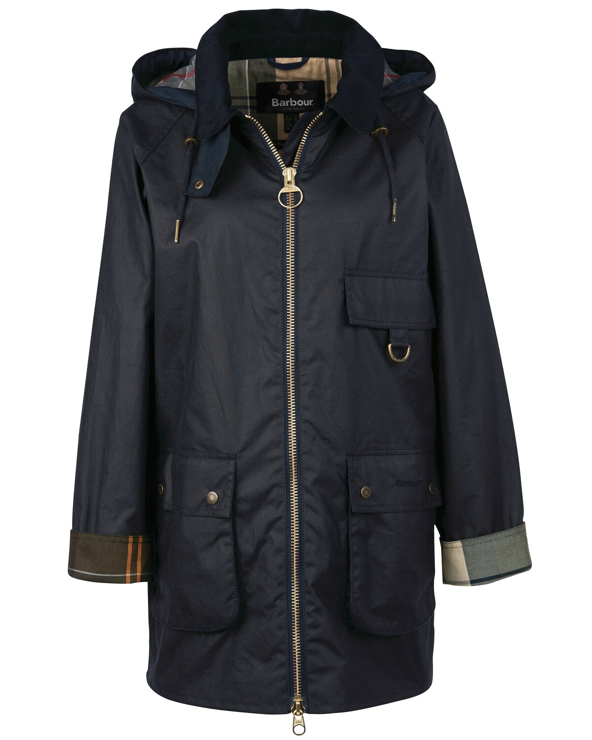 Barbour Wachsjacke Highclere Navy (Größe: 10)
