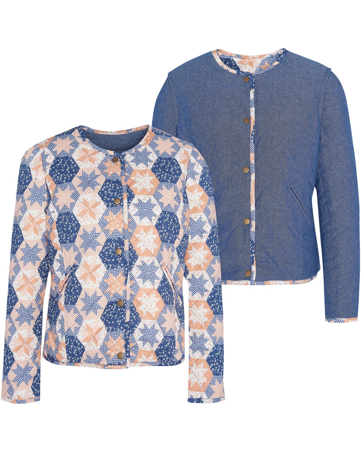 Barbour Wende-Steppjacke Margate Multi (Größe: 14)