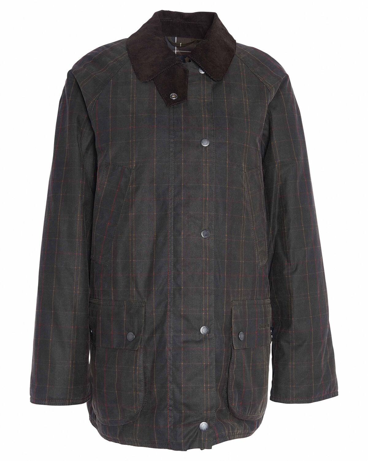 Barbour Wachsjacke Tartan Ashby Dark Classic (Größe: 10)