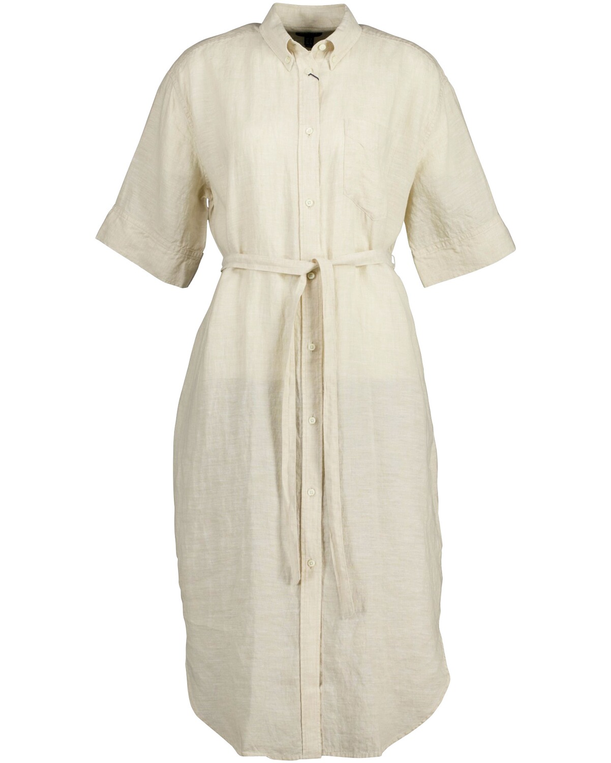 Gant Leinen-Hemdblusenkleid Beige (Größe: 44)