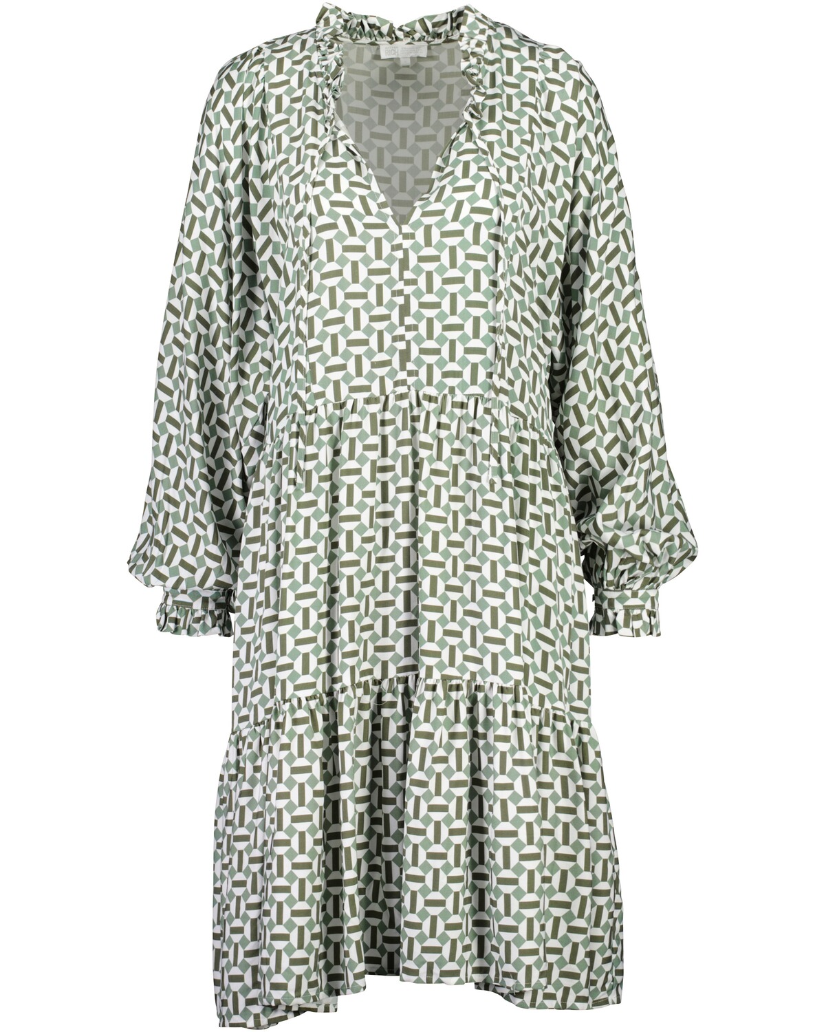 Better Rich Stufenkleid Hollywood Military Green (Größe: M)