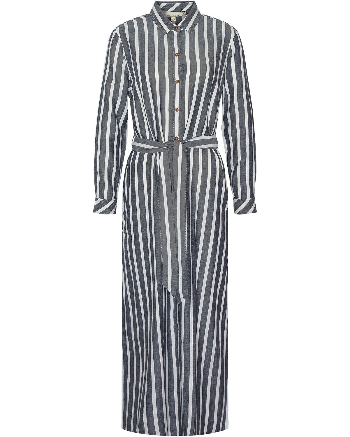 Barbour Streifenkleid Annalise Navy Stripe (Größe: 10)