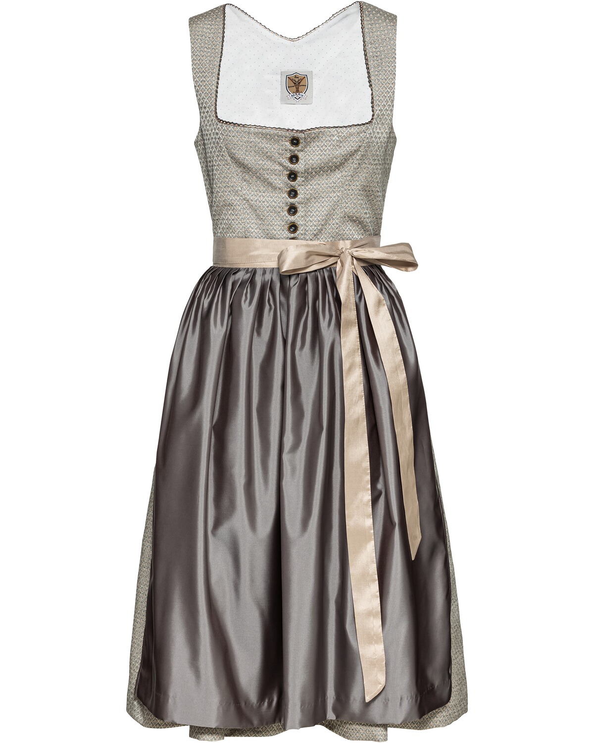 Berwin & Wolff Dirndl Taupe/Grau (Größe: 36)
