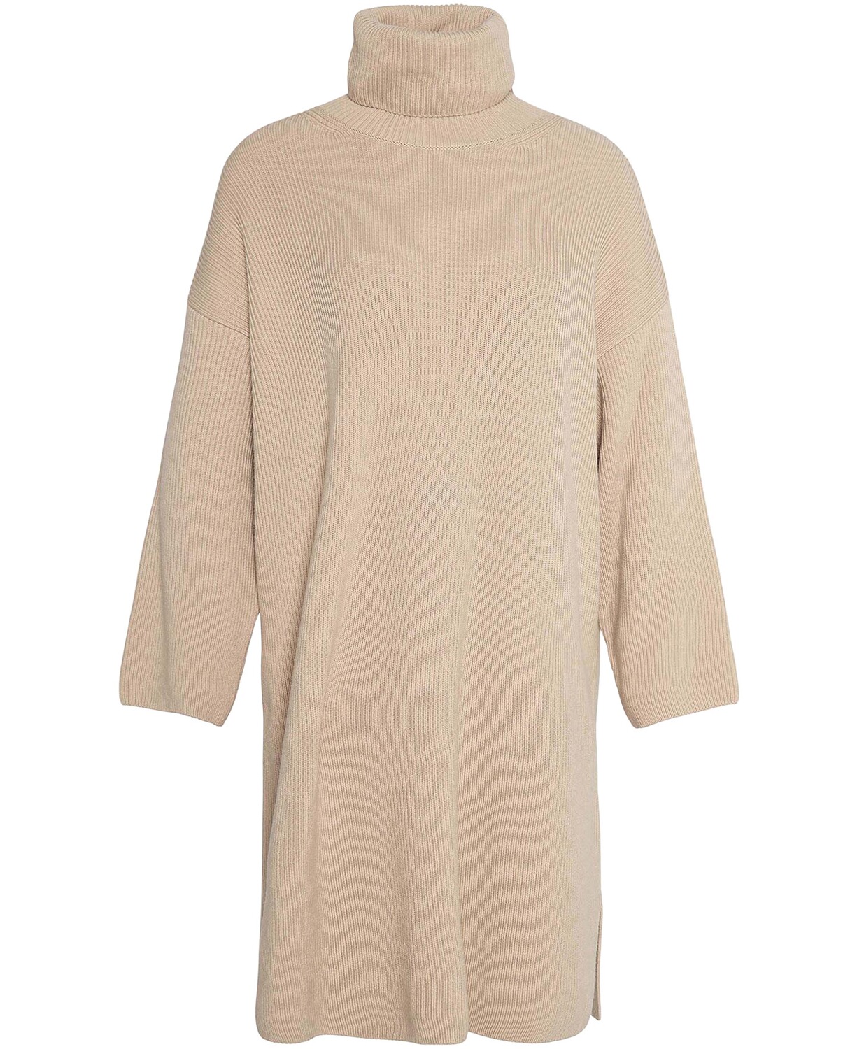 Barbour Strickkleid Rib Stitch White Pepper (Größe: 10)