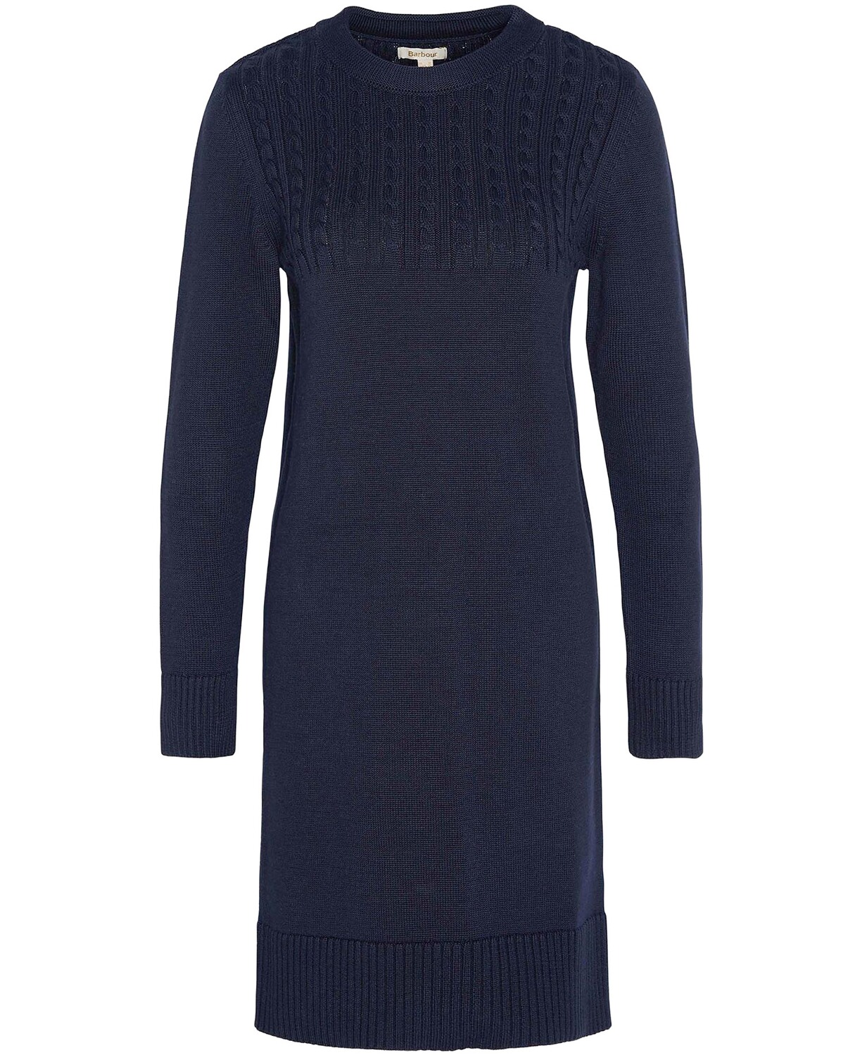 Barbour Strickkleid Stitch Guernsey Navy (Größe: 10)