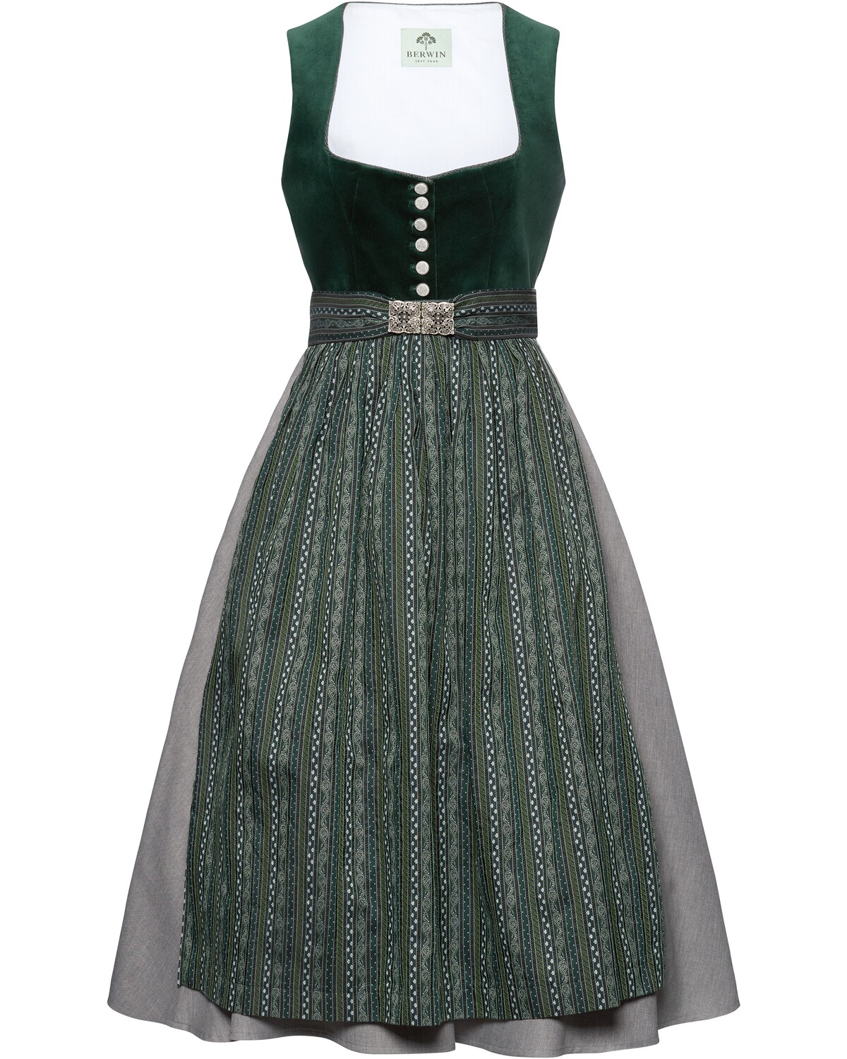 Berwin Dirndl Tanne/Schilf (Größe: 36)