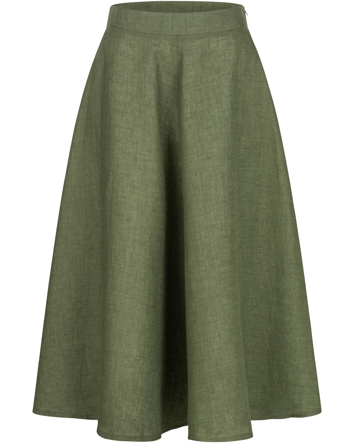 FELICITAS Leinenrock Rosella Grün (Größe: 34)