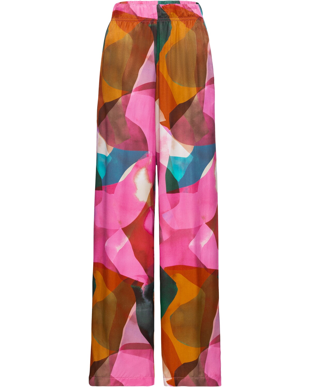 Better Rich Weite Hose Color Pants Wide Diva Pink (Größe: L)