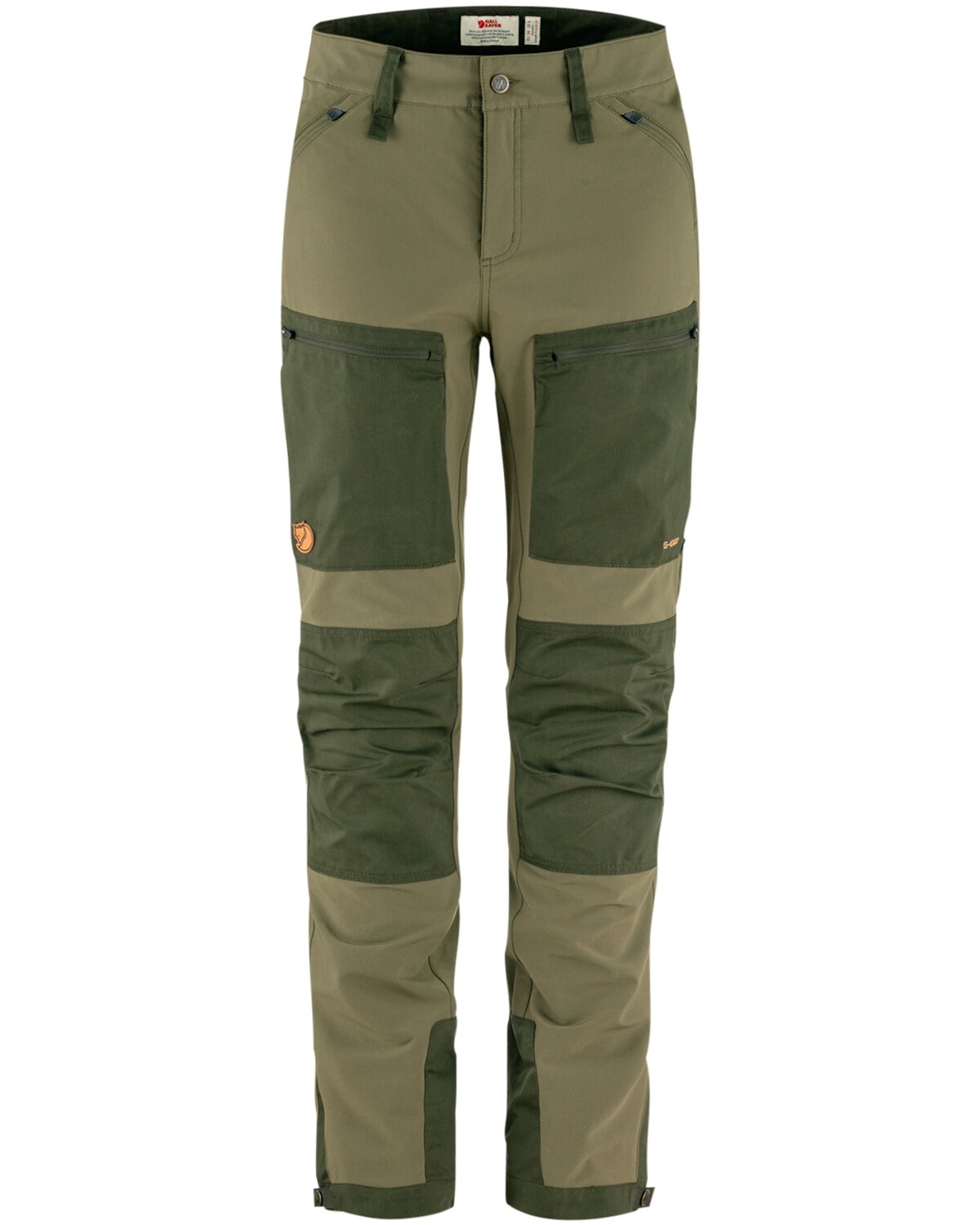 Fjällräven Damen Hose Keb Agile Laurel Green/Deep Forest (Größe: 38)