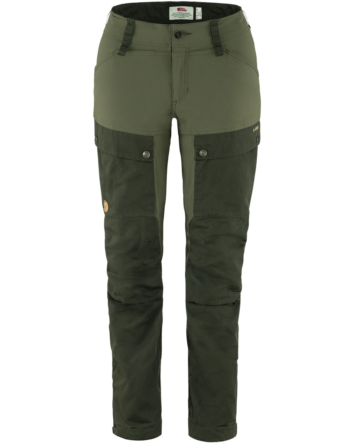 Fjällräven Damen Hose Keb Curved Deep Forest/Green (Größe: 34)