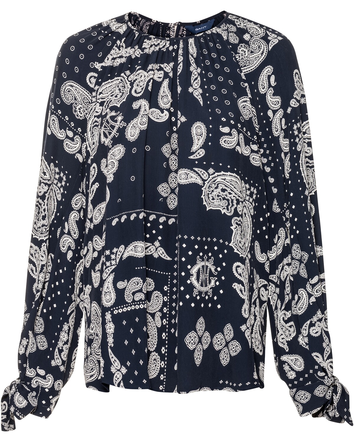 Gant Paisley-Bluse Marine (Größe: 34)