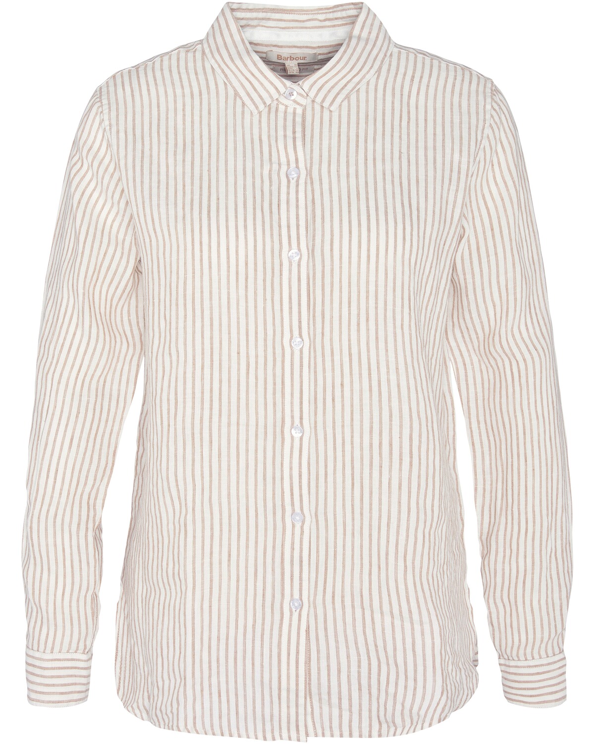 Barbour Streifenbluse Marine Tannin (Größe: 12)