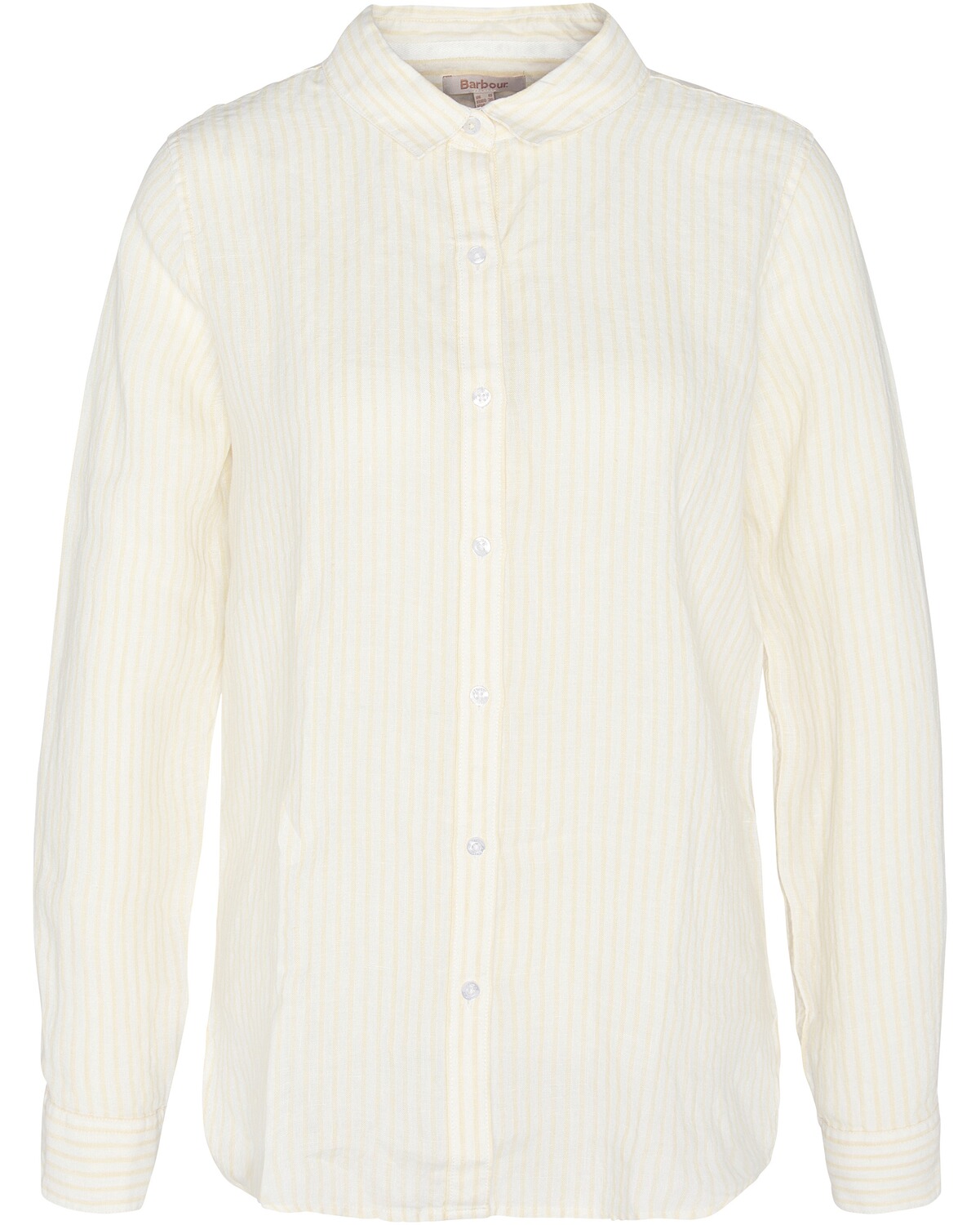 Barbour Streifenbluse Marine Lemonad (Größe: 10)