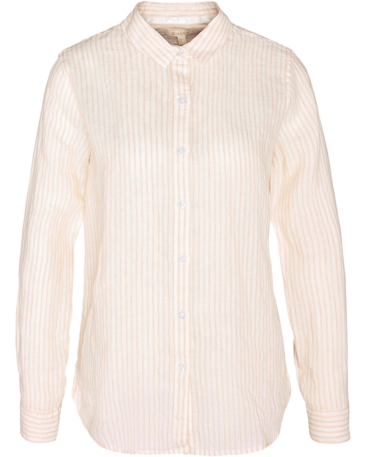 Barbour Streifenbluse Marine Apricot (Größe: 10)