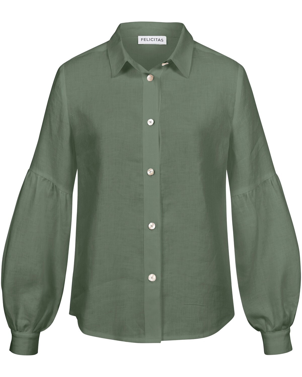 FELICITAS Hemdbluse Bessy Grün (Größe: 38)