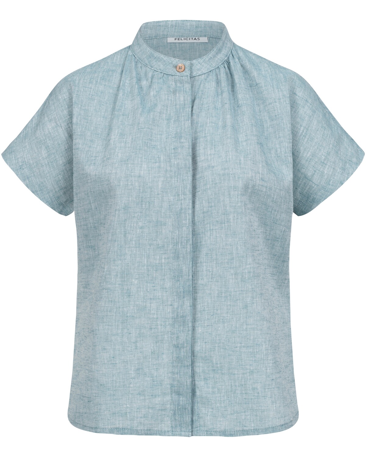 FELICITAS Halbarm-Bluse Baltrun Dunkelblau (Größe: 40)