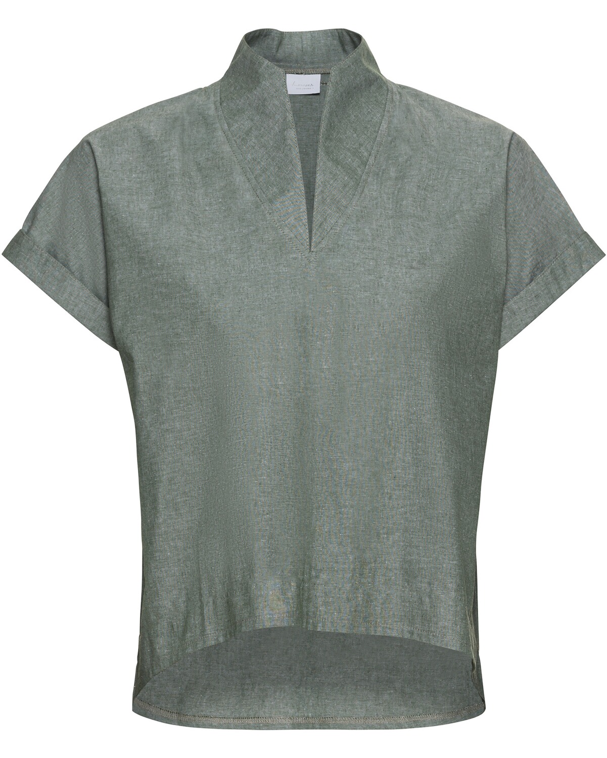 FELICITAS Kurzarm-Bluse Belinda Tanne (Größe: L)