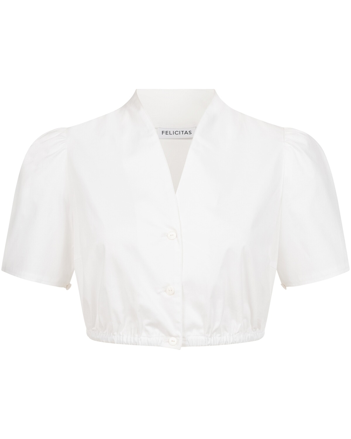 FELICITAS Dirndlbluse Geraldine Weiß (Größe: 46)
