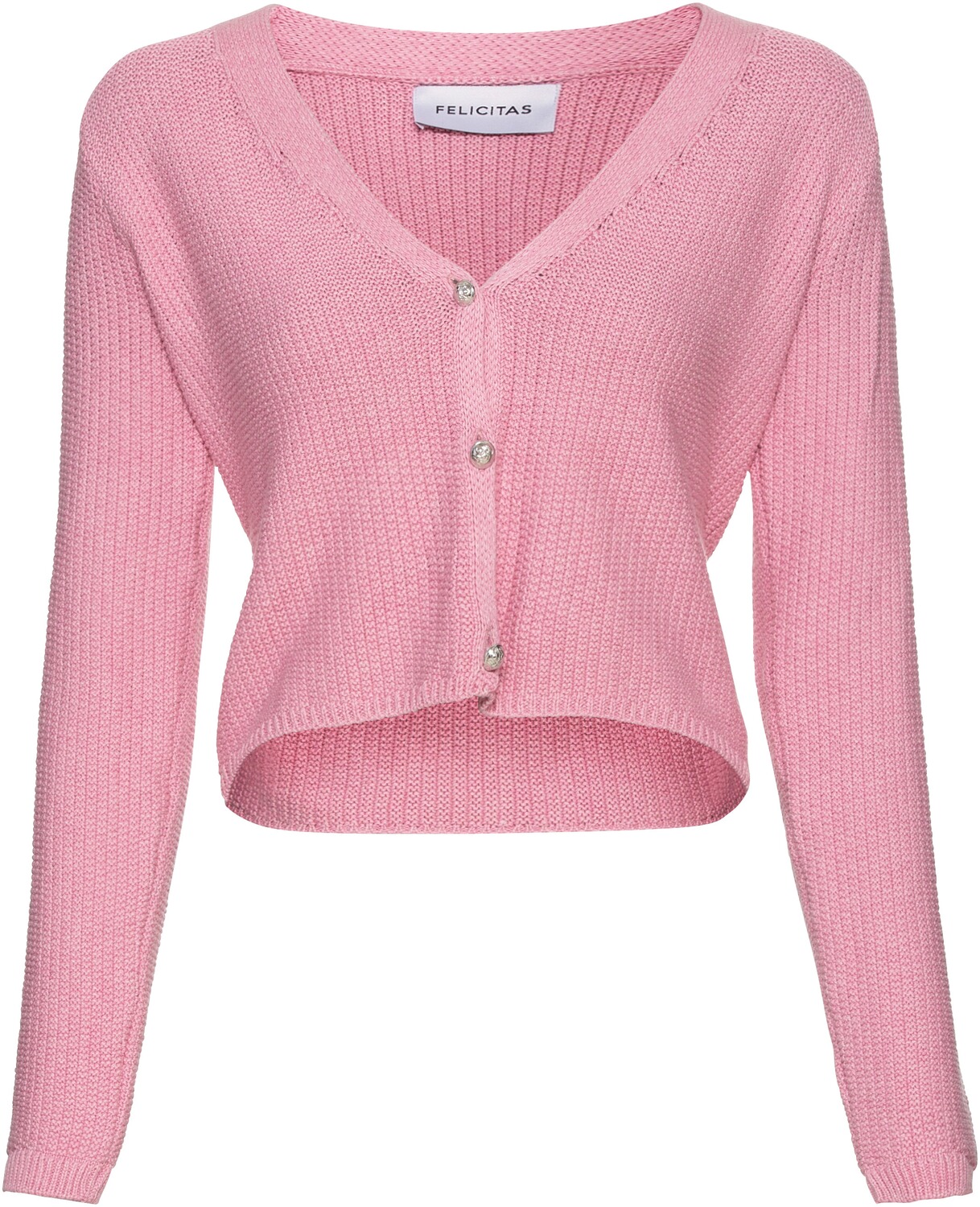 FELICITAS Kurzer V-Cardigan Claudia Sorbet (Größe: XXL)