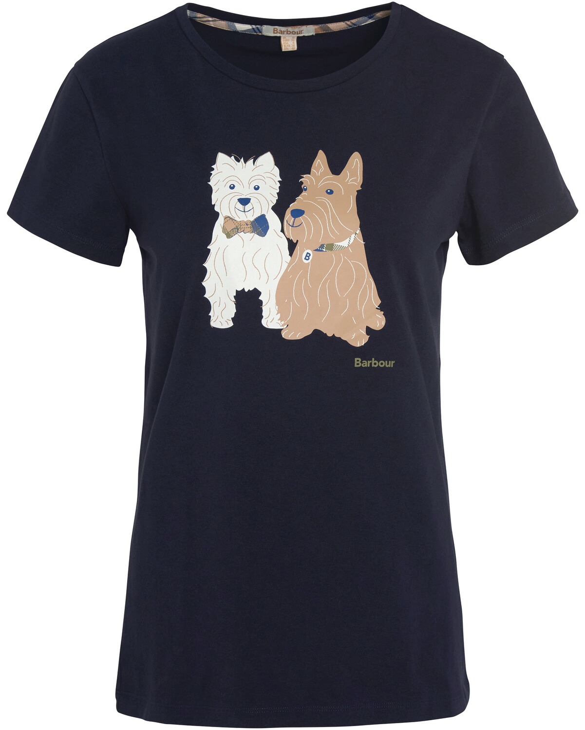 Barbour T-Shirt Highlands Navy (Größe: 10)