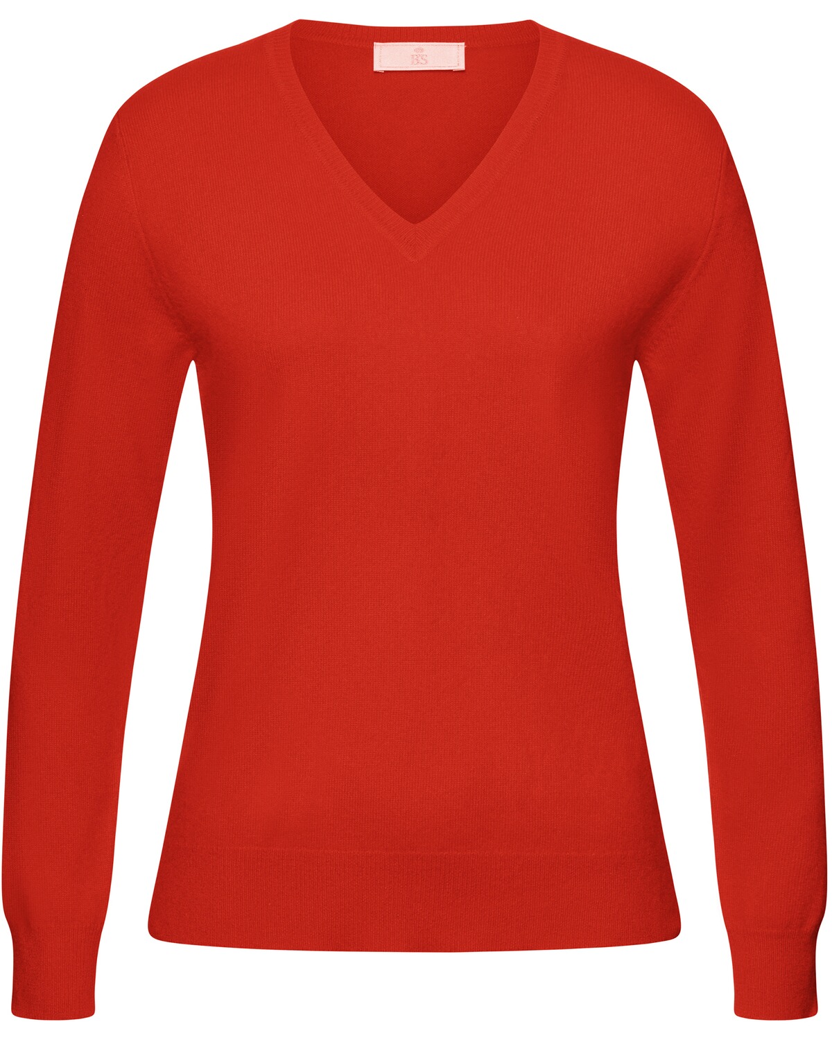 Brigitte von Schönfels Kaschmir V-Pullover Orange (Größe: 34)