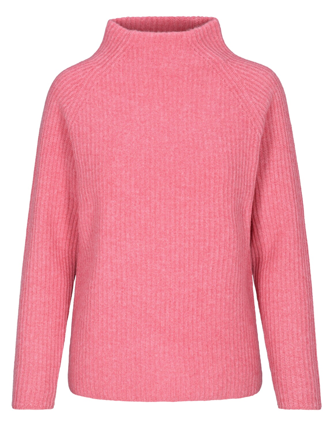 In Linea Kaschmir Rippenstrickpullover Deep Pink (Größe: 48)