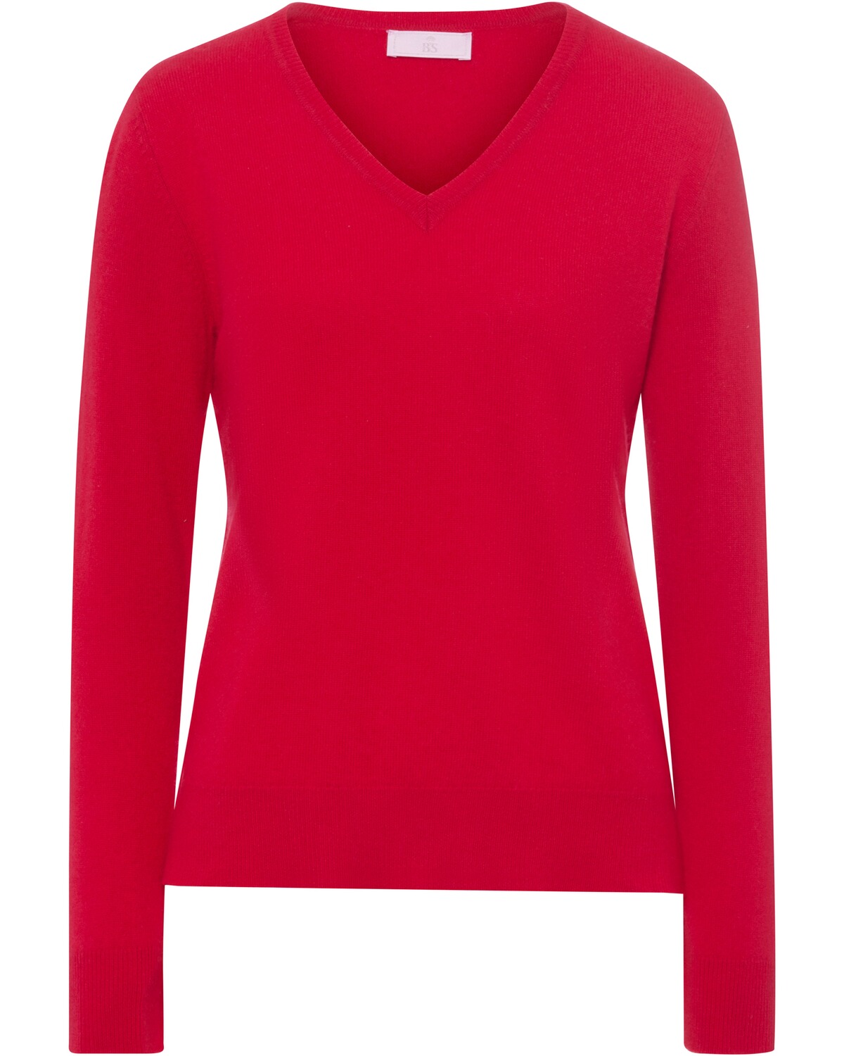 Brigitte von Schönfels Kaschmir V-Pullover Rot (Größe: 40)
