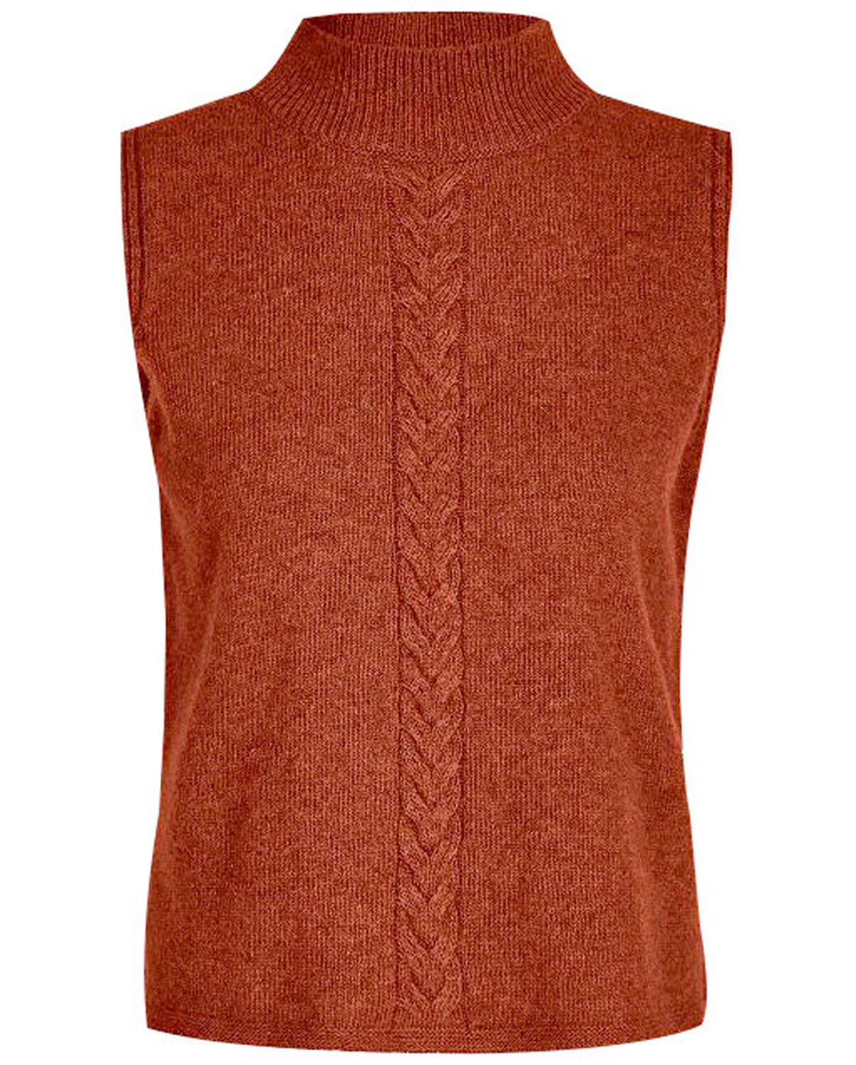 FELICITAS Strick-Pullunder Purgstall Rostrot (Größe: XXL)