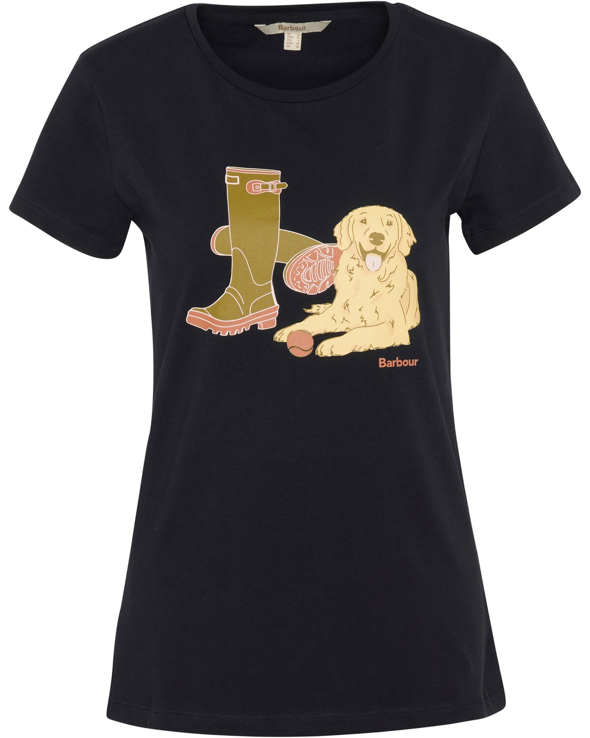 Barbour T-Shirt Rowen Navy (Größe: 10)