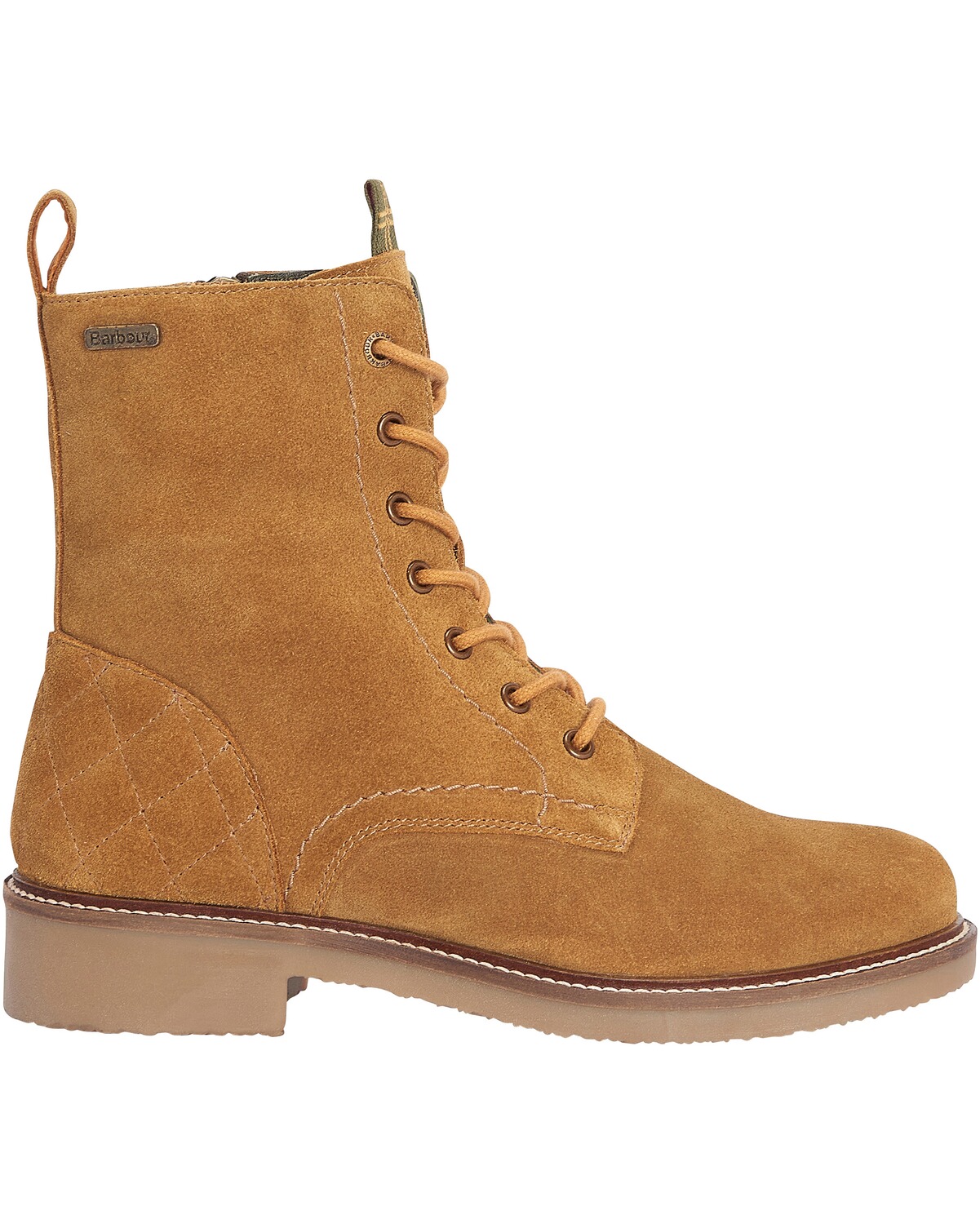 Barbour Veloursleder-Boots Alexandria Camel (Größe: 5)