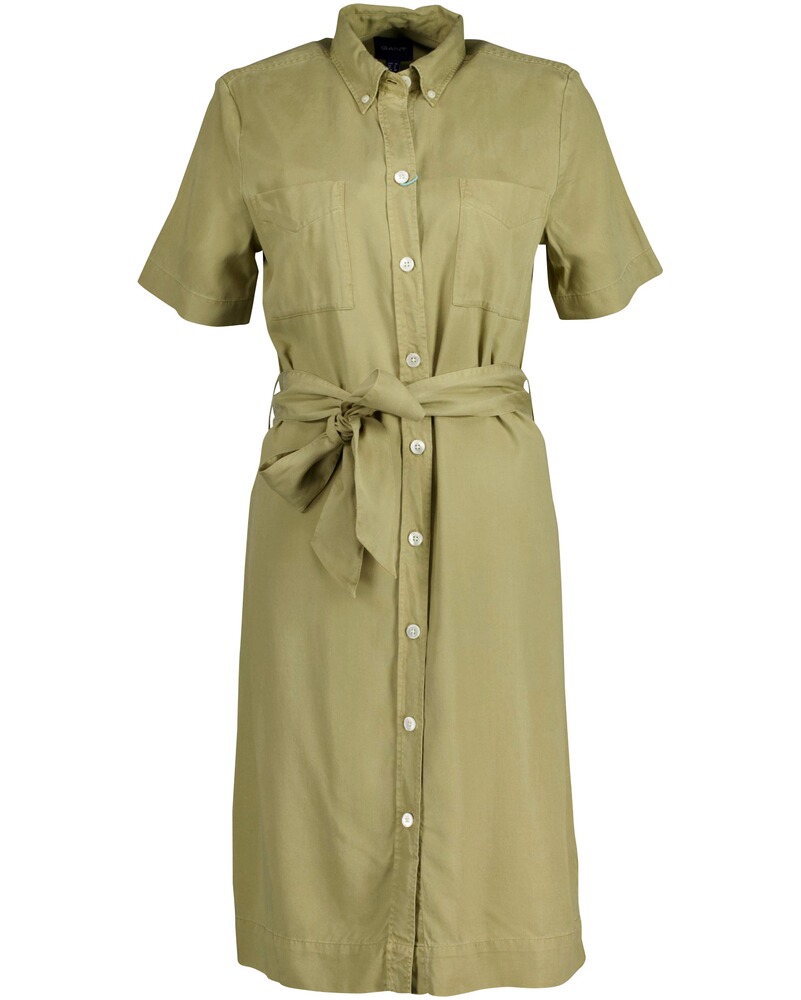 Hemdblusenkleid mit Gürtel