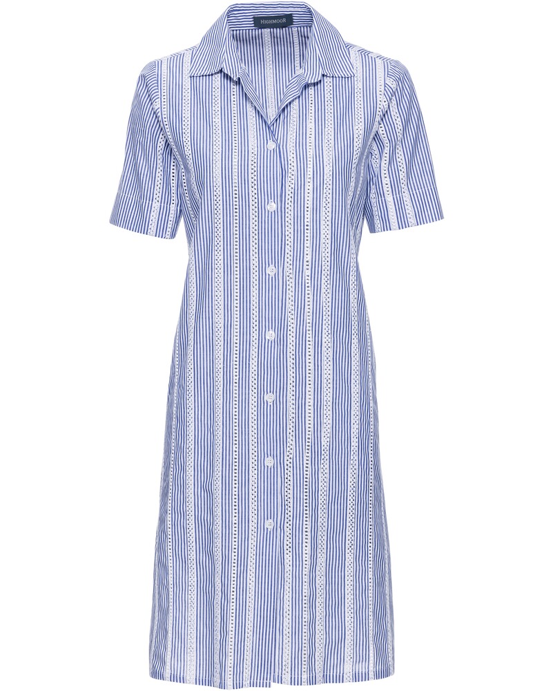 Hemdblusenkleid mit Madeiraspitze