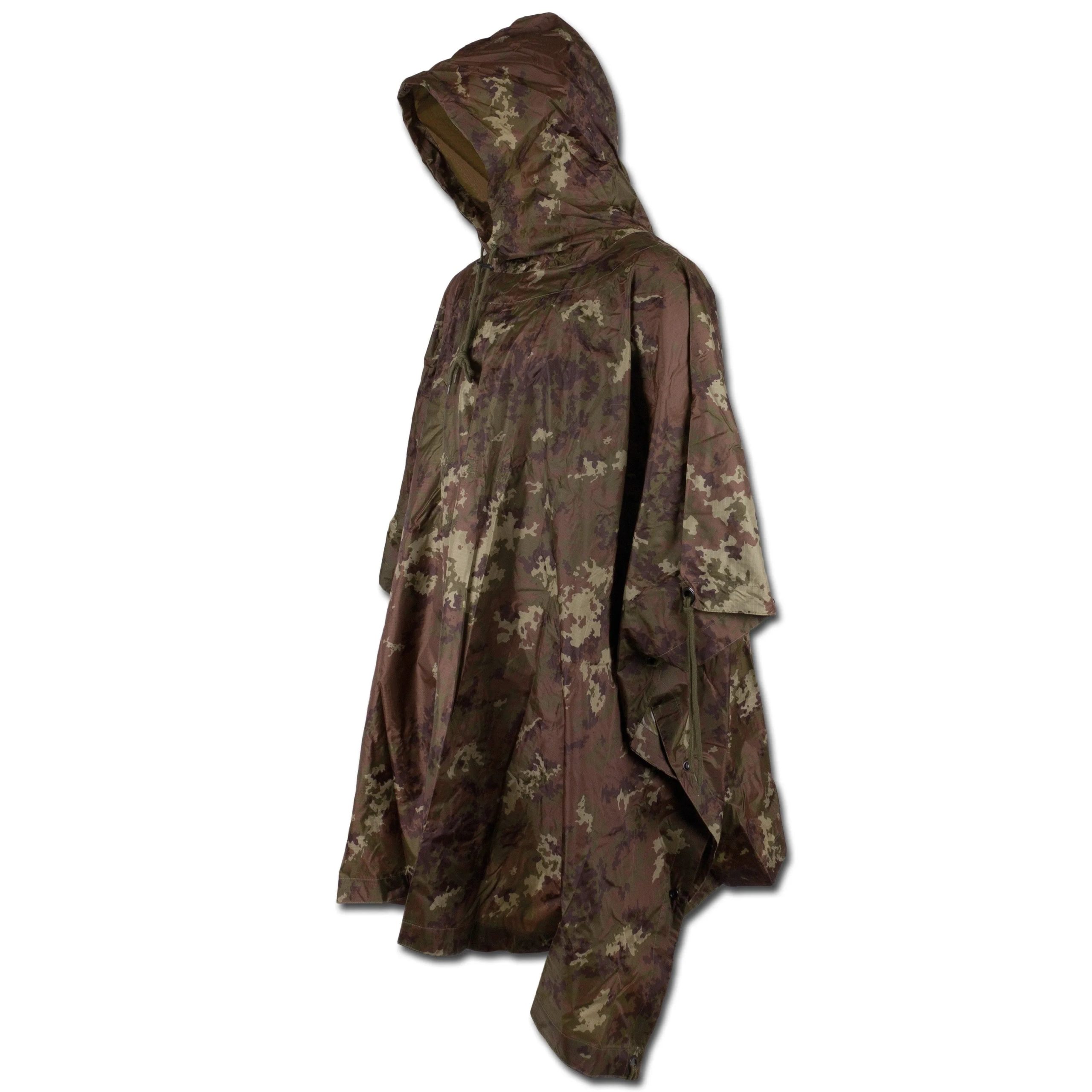 Mil-Tec Regenponcho PE R/S vegetato woodland