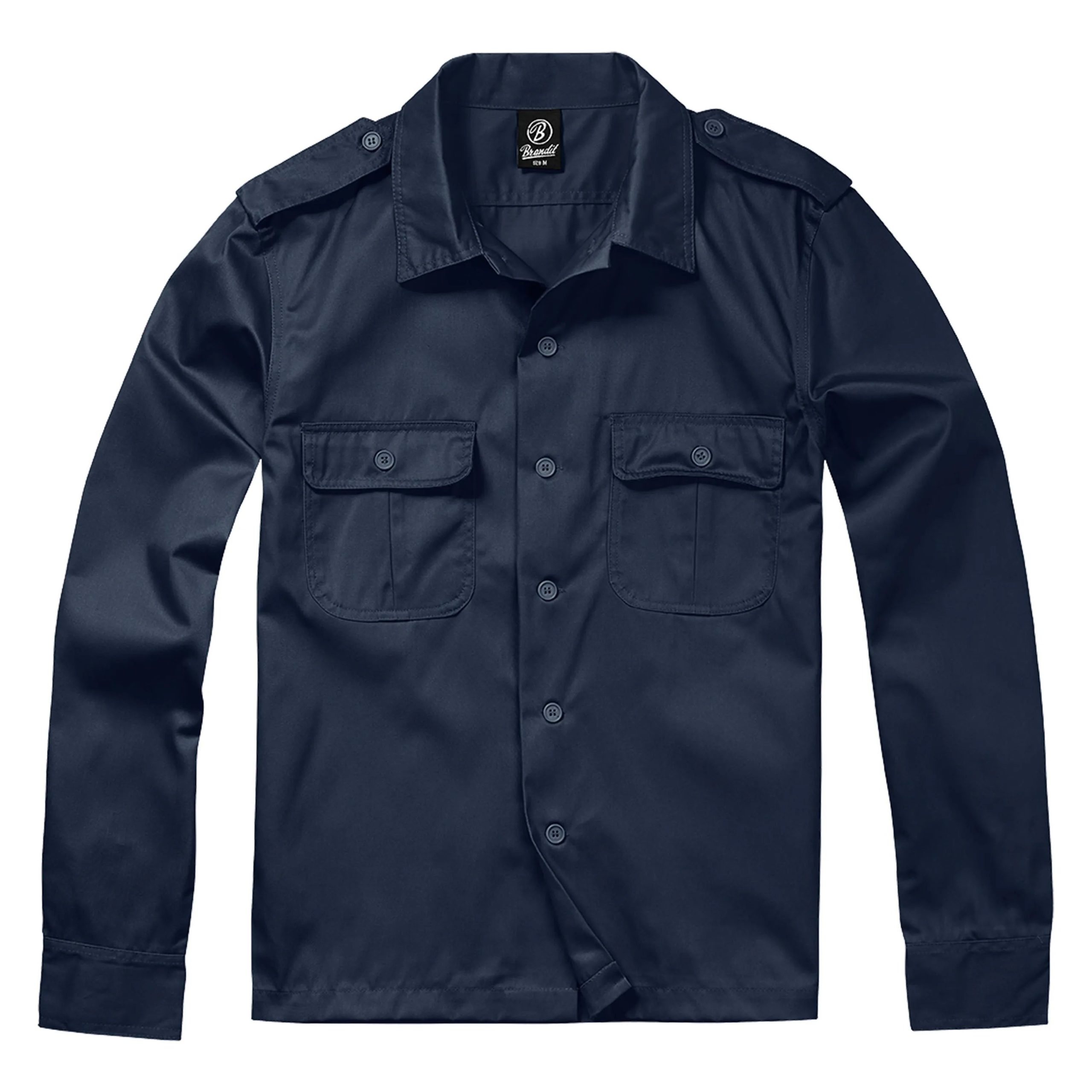 Brandit US Hemd Langarm navy