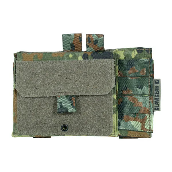 Clawgear Pouch Admin Chest Panel Core flecktarn