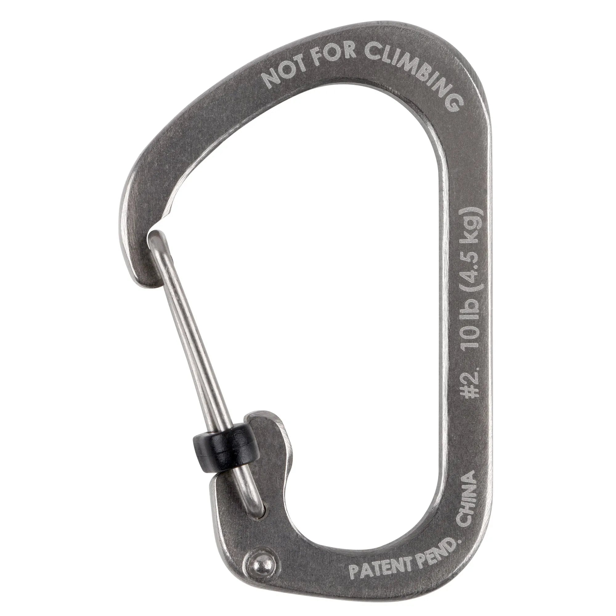 Nite Ize Karabiner SlideLock Gr. 2 Edelstahl silberfarben