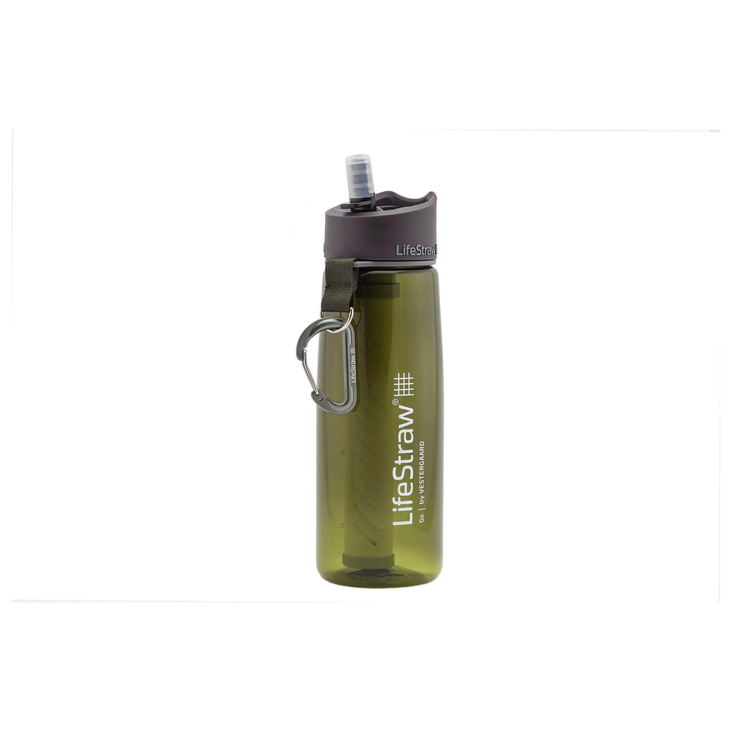 LifeStraw Wasserflasche Go mit Filter 2-Stage 0.65 L grün
