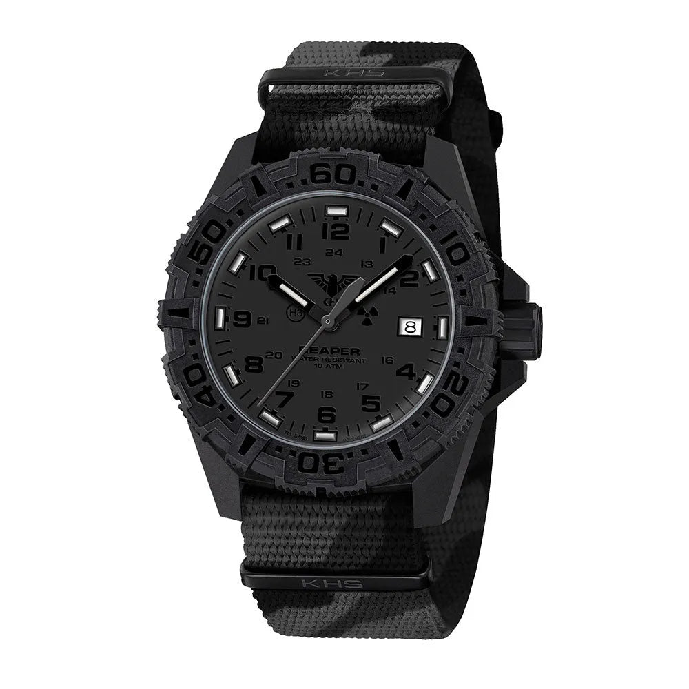 KHS Uhr Reaper MK II XTAC Field Natoband schwarz camo
