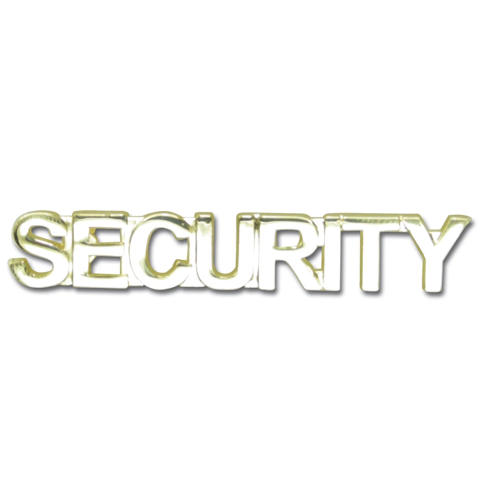 Kragenspiegel SECURITY goldfarben