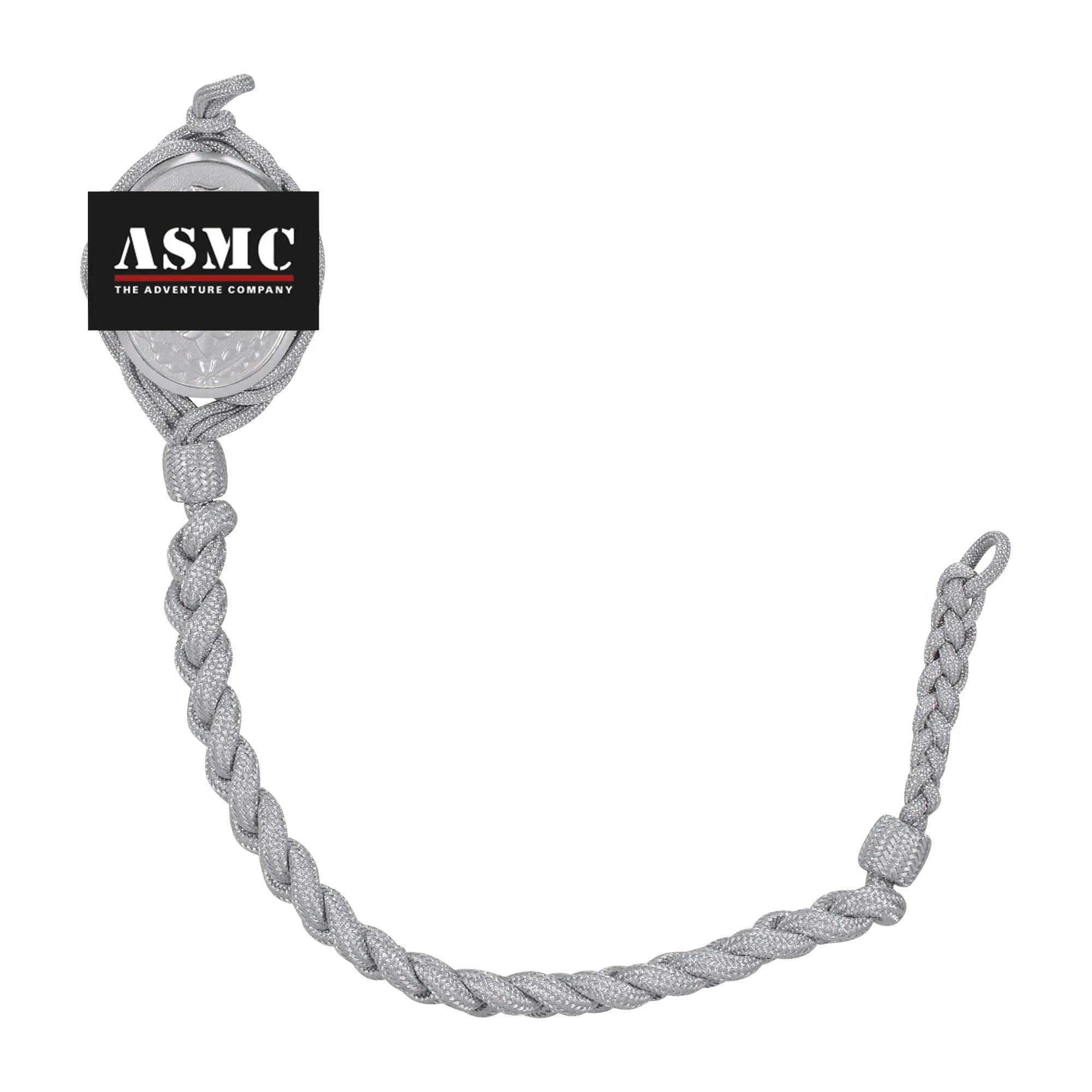 BW Schützenschnur mit Abzeichen silberfarben