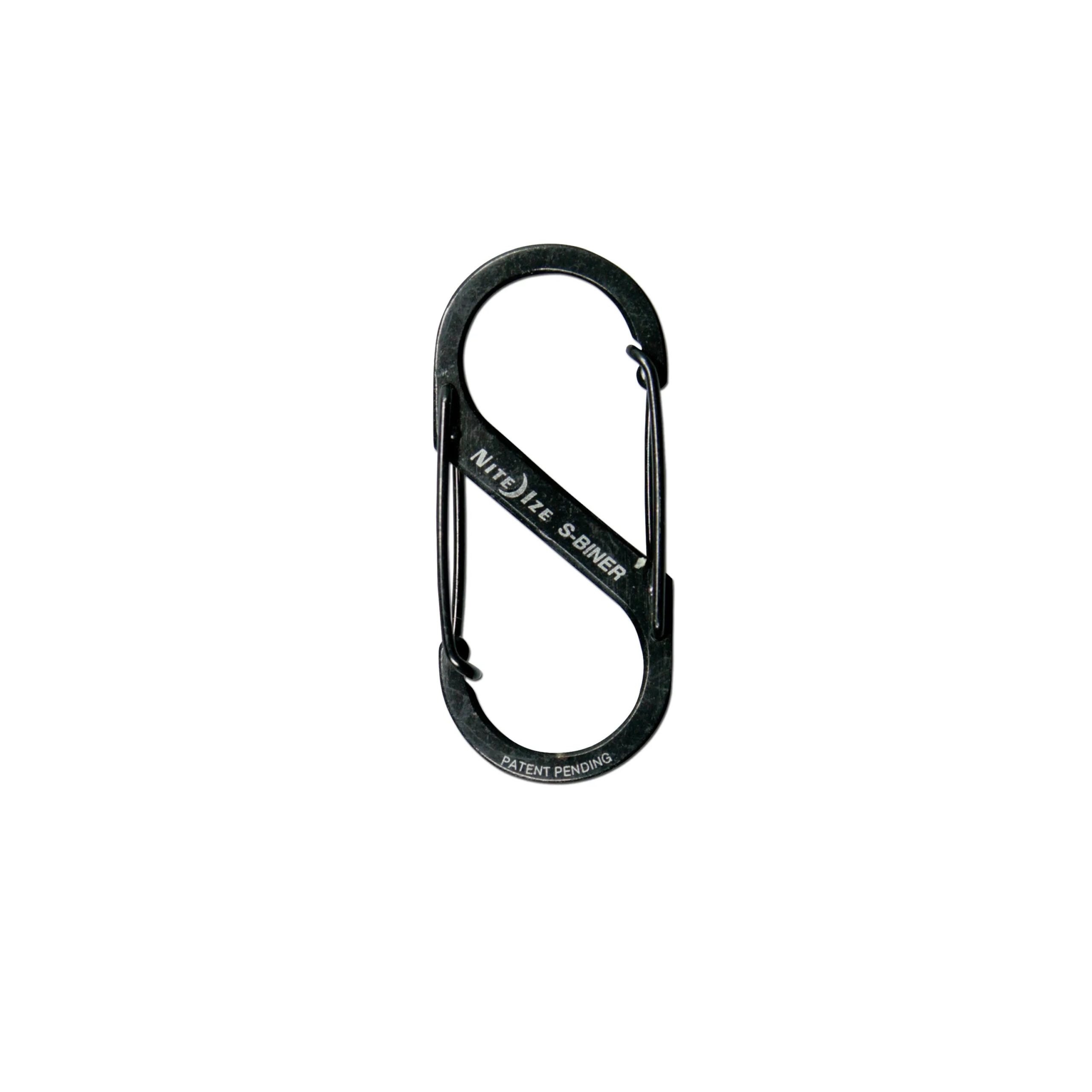 Nite Ize Karabiner S-Biner Gr. 2 Edelstahl schwarz