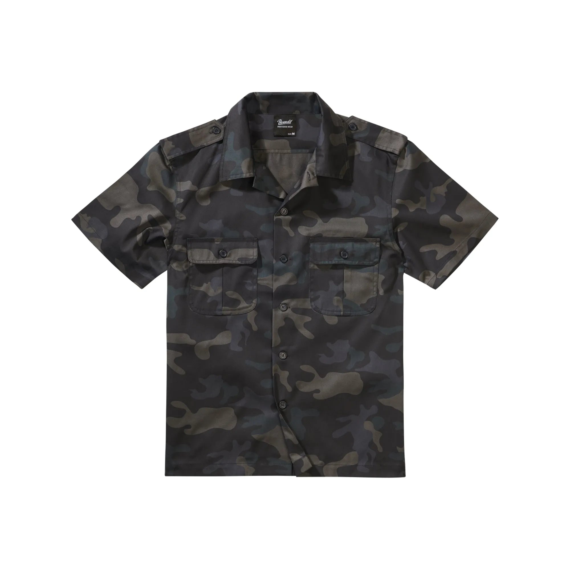 Brandit US Hemd halbarm darkcamo