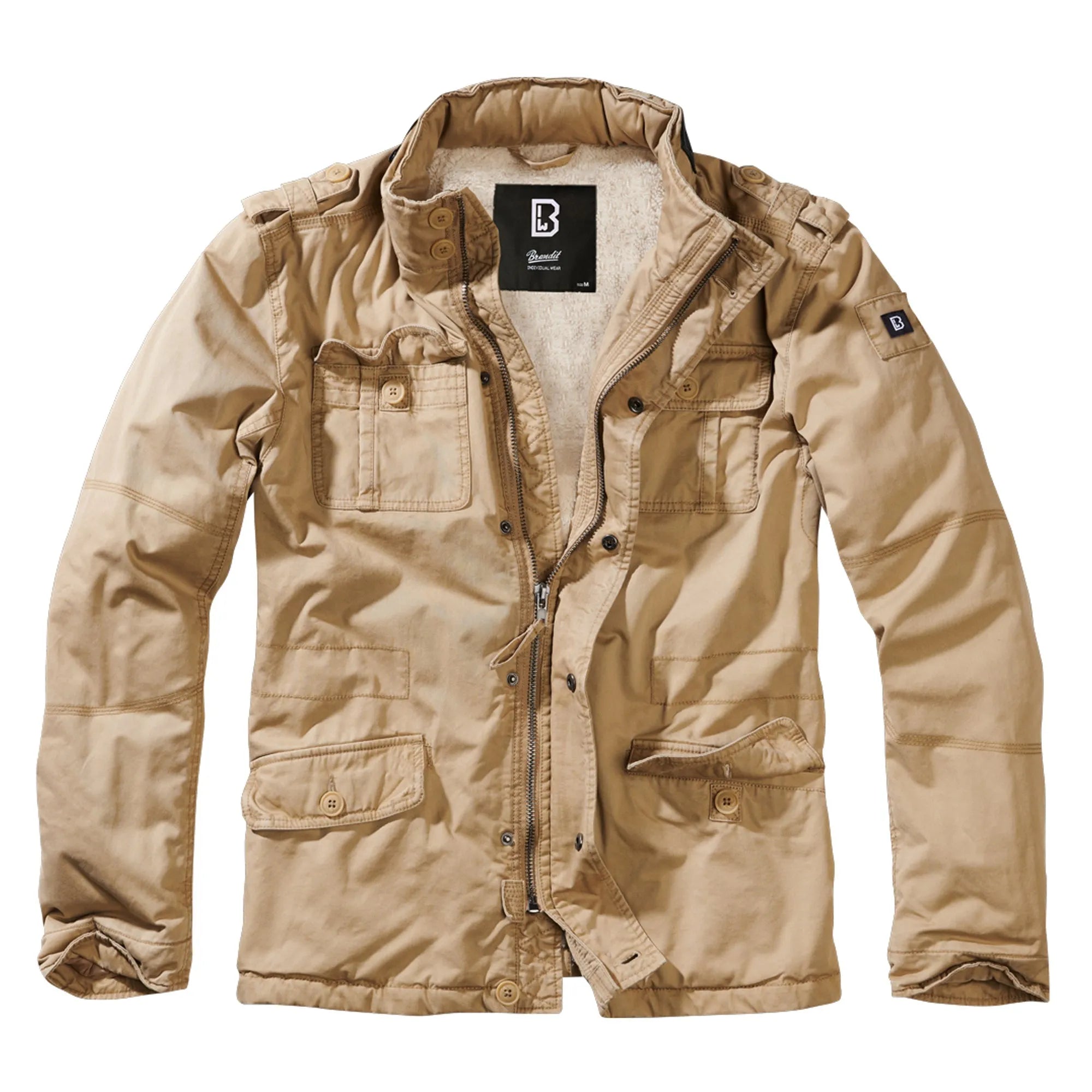 Brandit Winterjacke Britannia camel