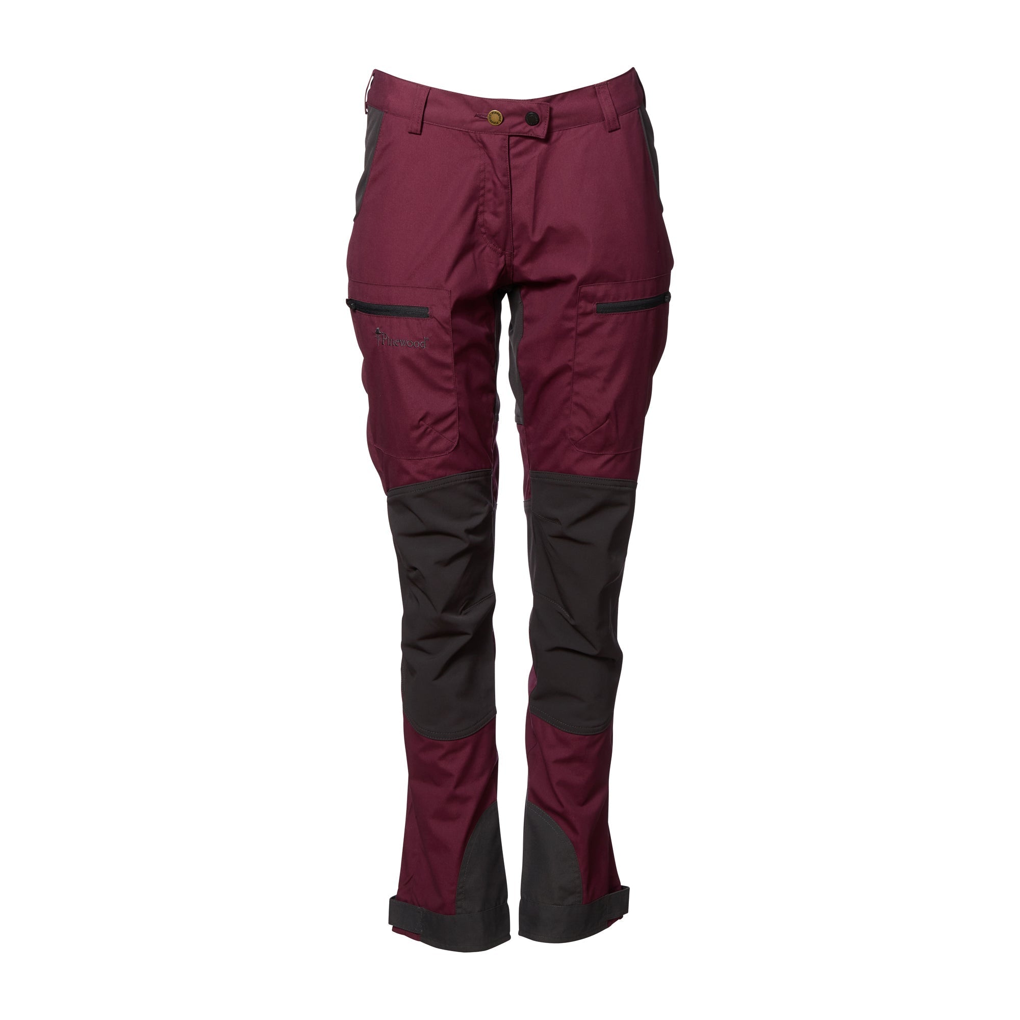Pinewood Hose Caribou TC plum anthrazit Frauen